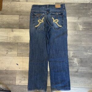 Rocawear Stylish Blue Boot Cut Baggy Jeans